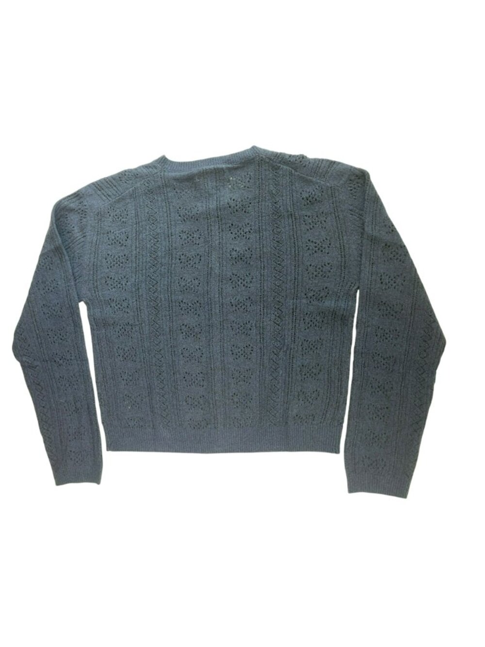 Aeropostale Knit Button-Up Cardigan Sweater Blue Women's Size Large MSRP$50 NWT - Picture 2 of 7
